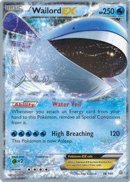 Wailord EX (38/160) (HonorStoise - Jacob Van Wagner) [World Championships 2015] | Shuffle n Cut Hobbies & Games