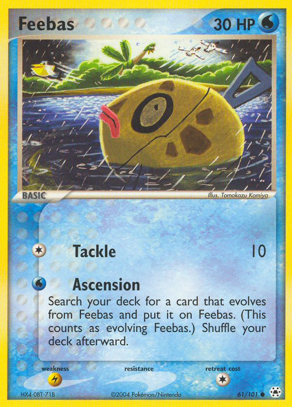 Feebas (61/101) [EX: Hidden Legends] | Shuffle n Cut Hobbies & Games