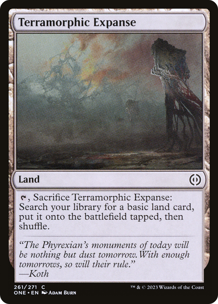 Terramorphic Expanse [Phyrexia: All Will Be One] | Shuffle n Cut Hobbies & Games