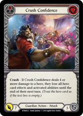 Crush Confidence (Red) [WTR063-C] Alpha Print Rainbow Foil | Shuffle n Cut Hobbies & Games