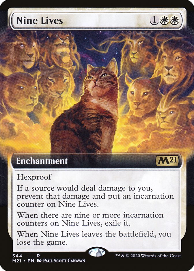 Nine Lives (Extended Art) [Core Set 2021] | Shuffle n Cut Hobbies & Games