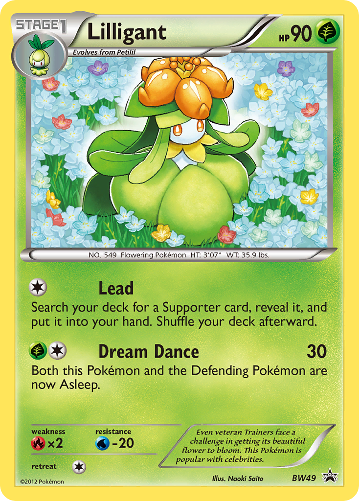 Lilligant (BW49) [Black & White: Black Star Promos] | Shuffle n Cut Hobbies & Games