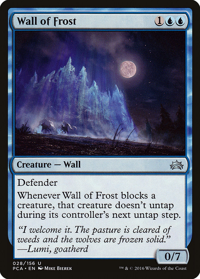 Wall of Frost [Planechase Anthology] | Shuffle n Cut Hobbies & Games