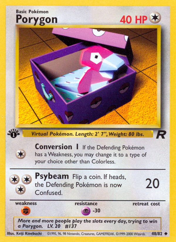 Porygon (48/82) [Team Rocket 1st Edition] | Shuffle n Cut Hobbies & Games