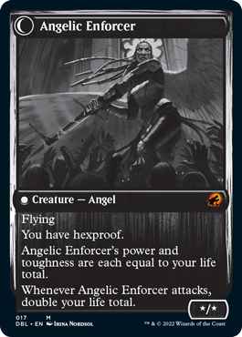 Enduring Angel // Angelic Enforcer [Innistrad: Double Feature] | Shuffle n Cut Hobbies & Games