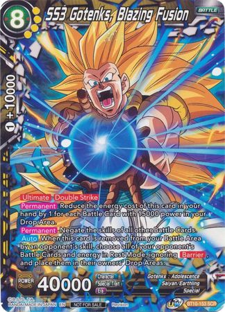 SS3 Gotenks, Blazing Fusion [BT10-153] | Shuffle n Cut Hobbies & Games