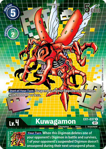 Kuwagamon [EX1-037] (Alternate Art) [Classic Collection] | Shuffle n Cut Hobbies & Games