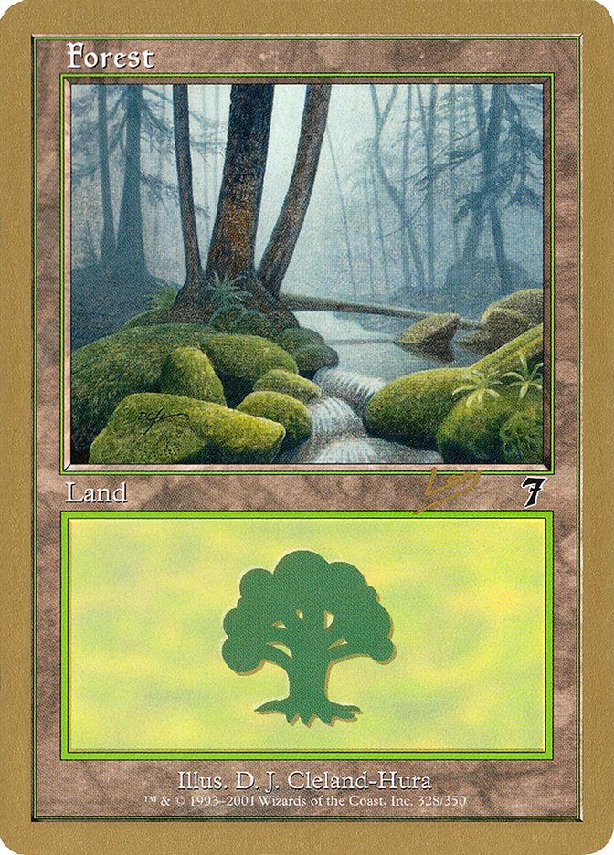 Forest (rl328) (Raphael Levy) [World Championship Decks 2002] | Shuffle n Cut Hobbies & Games