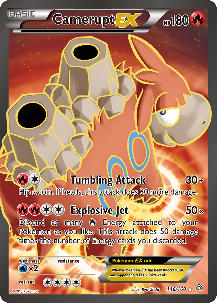 Camerupt EX (146/160) [XY: Primal Clash] | Shuffle n Cut Hobbies & Games