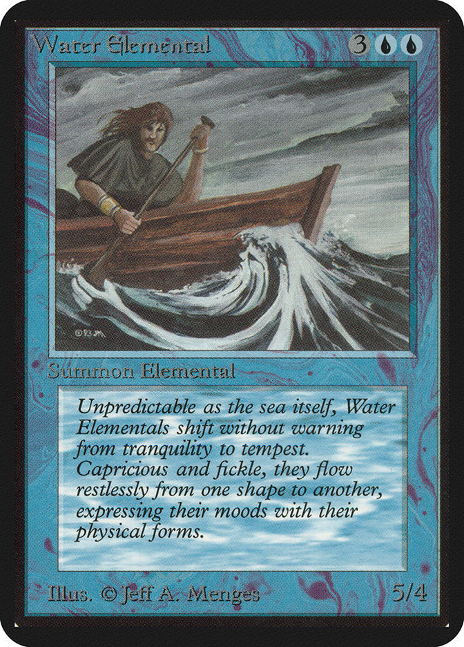 Water Elemental [Alpha Edition] | Shuffle n Cut Hobbies & Games