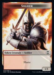 Soldier (33) // Devil Double-Sided Token [Streets of New Capenna Commander Tokens] | Shuffle n Cut Hobbies & Games