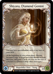 Shiyana, Diamond Gemini [CRU097] 1st Edition Cold Foil | Shuffle n Cut Hobbies & Games