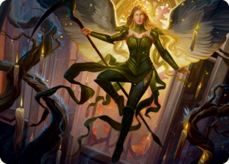 Sigarda, Champion of Light Art Card [Innistrad: Midnight Hunt Art Series] | Shuffle n Cut Hobbies & Games