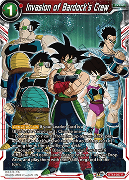 Invasion of Bardock's Crew (Rare) [BT13-027] | Shuffle n Cut Hobbies & Games