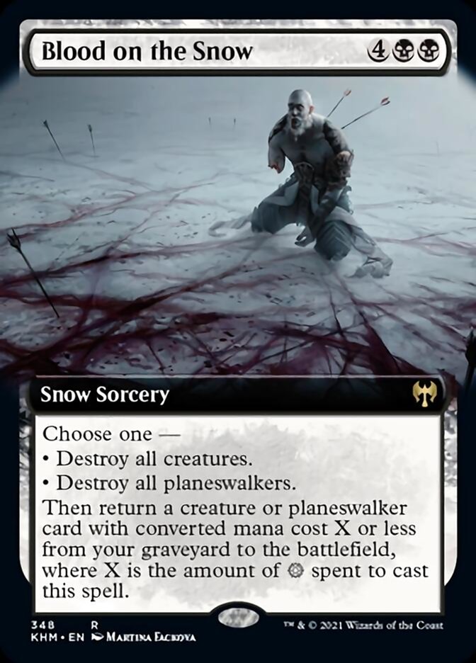 Blood on the Snow (Extended Art) [Kaldheim] | Shuffle n Cut Hobbies & Games