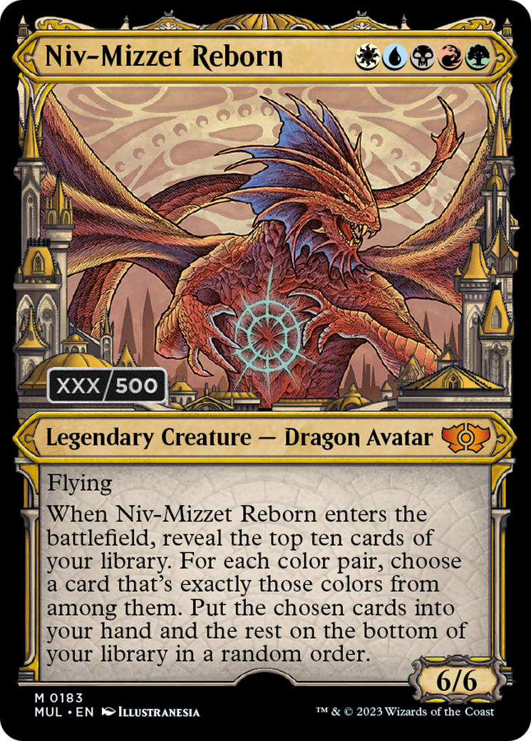 Niv-Mizzet Reborn (Serialized) [Multiverse Legends] | Shuffle n Cut Hobbies & Games