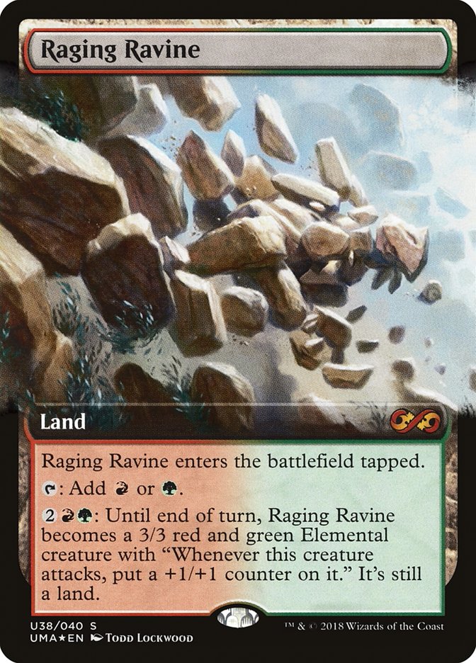 Raging Ravine (Topper) [Ultimate Masters Box Topper] | Shuffle n Cut Hobbies & Games