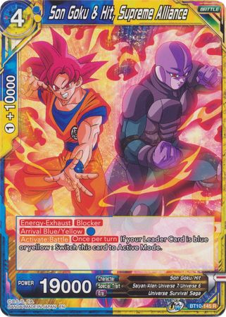 Son Goku & Hit, Supreme Alliance [BT10-145] | Shuffle n Cut Hobbies & Games