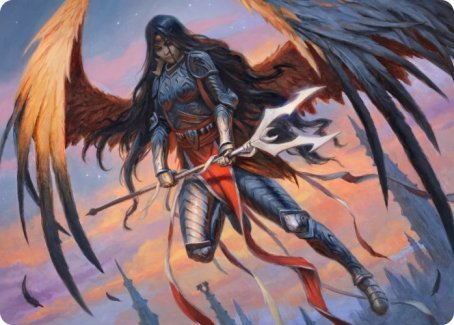 Liesa, Forgotten Archangel Art Card [Innistrad: Midnight Hunt Art Series] | Shuffle n Cut Hobbies & Games