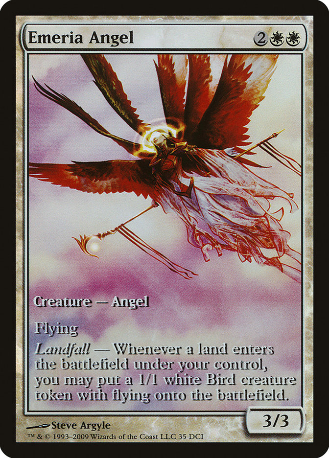 Emeria Angel (Game Day) (Extended Art) [Zendikar Promos] | Shuffle n Cut Hobbies & Games