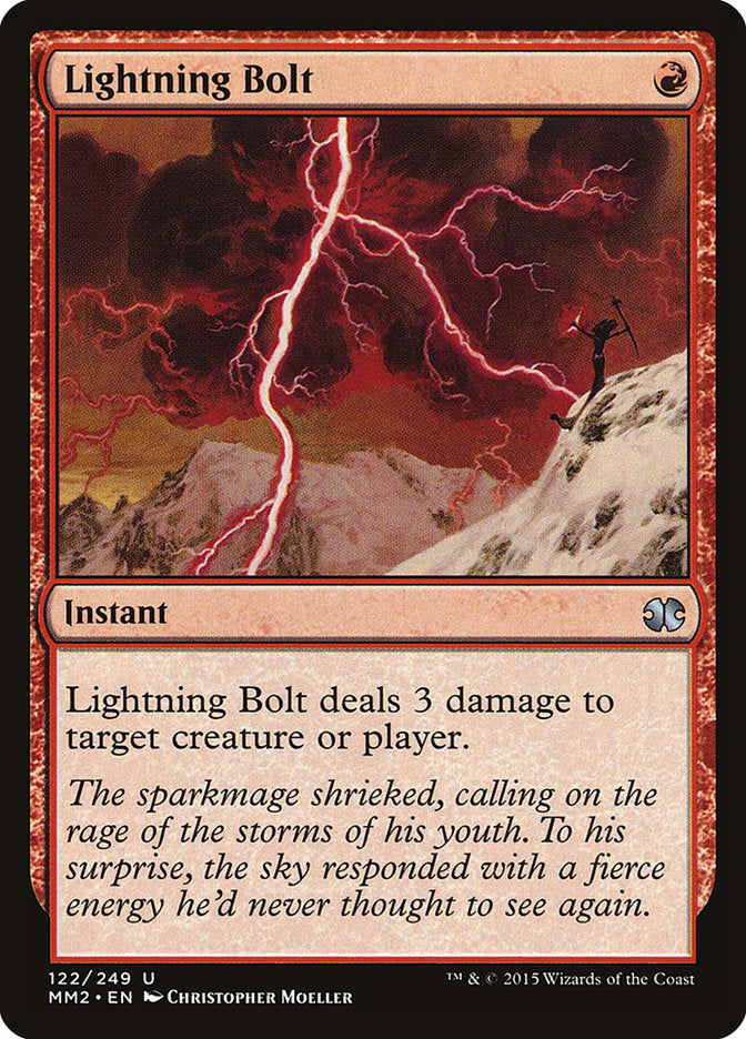 Lightning Bolt [Modern Masters 2015] | Shuffle n Cut Hobbies & Games