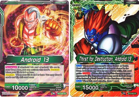 Android 13 // Thirst for Destruction, Android 13 [BT3-056] | Shuffle n Cut Hobbies & Games