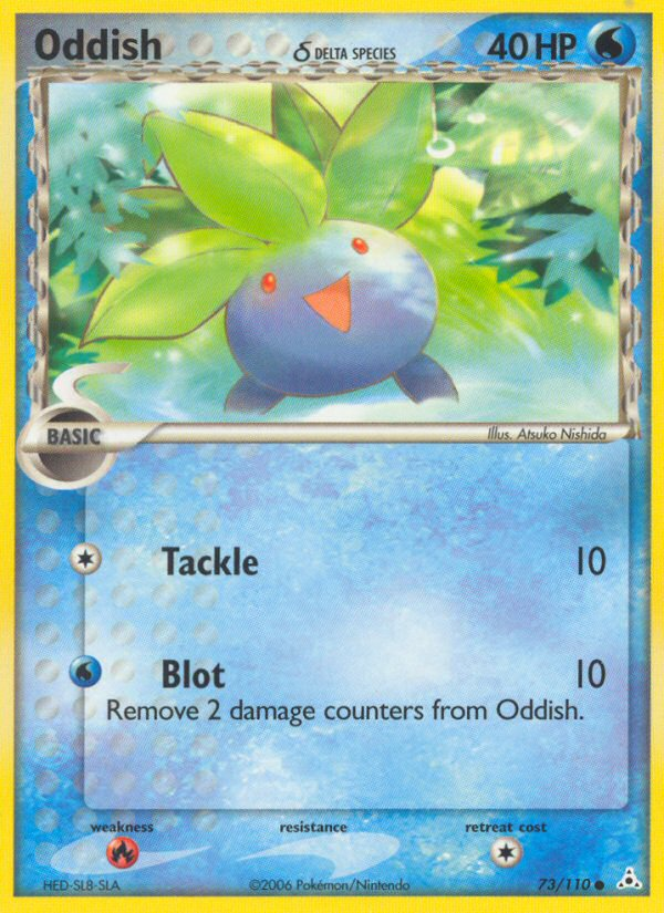 Oddish (73/110) (Delta Species) [EX: Holon Phantoms] | Shuffle n Cut Hobbies & Games