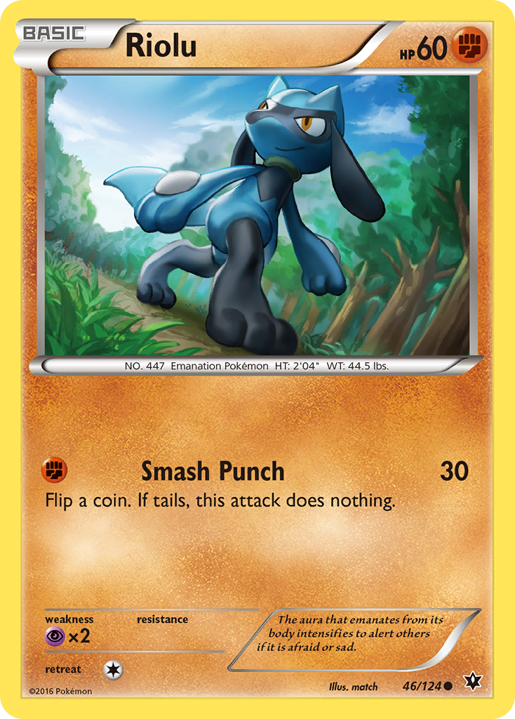 Riolu (46/124) [XY: Fates Collide] | Shuffle n Cut Hobbies & Games