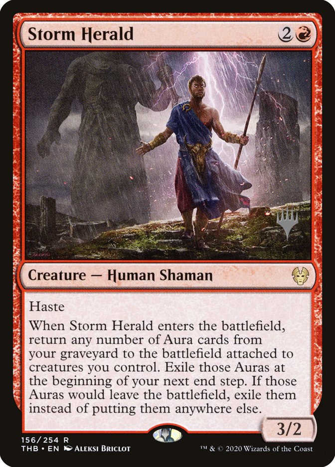 Storm Herald (Promo Pack) [Theros Beyond Death Promos] | Shuffle n Cut Hobbies & Games