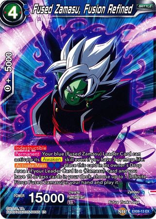 Fused Zamasu, Fusion Refined [EX06-13] | Shuffle n Cut Hobbies & Games