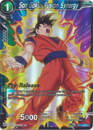 Son Goku, Fusion Synergy (BT12-032) [Vicious Rejuvenation Prerelease Promos] | Shuffle n Cut Hobbies & Games