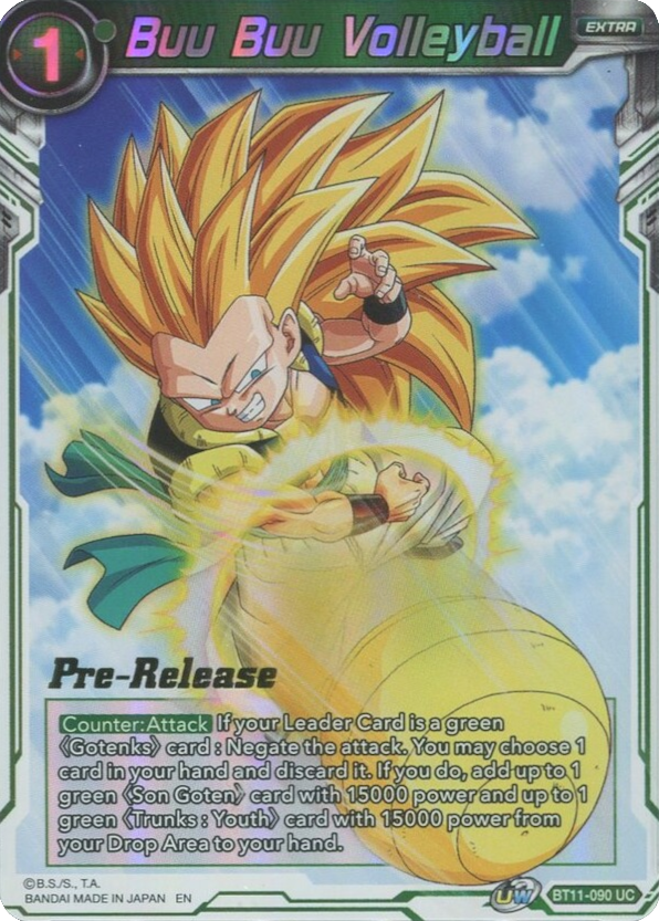 Buu Buu Volleyball (BT11-090) [Vermilion Bloodline Prerelease Promos] | Shuffle n Cut Hobbies & Games