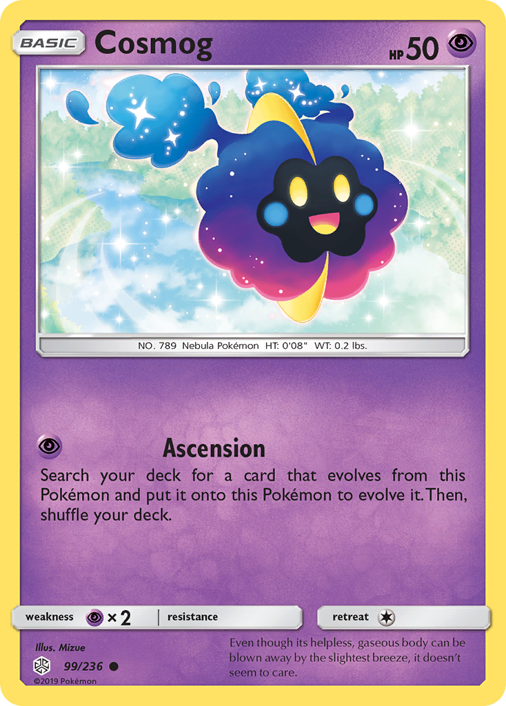 Cosmog (99/236) [Sun & Moon: Cosmic Eclipse] | Shuffle n Cut Hobbies & Games