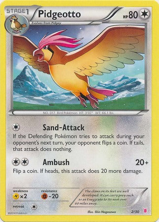 Pidgeotto (2/30) [XY: Trainer Kit 1 - Wigglytuff] | Shuffle n Cut Hobbies & Games