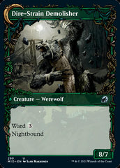 Burly Breaker // Dire-Strain Demolisher (Showcase Equinox) [Innistrad: Midnight Hunt] | Shuffle n Cut Hobbies & Games