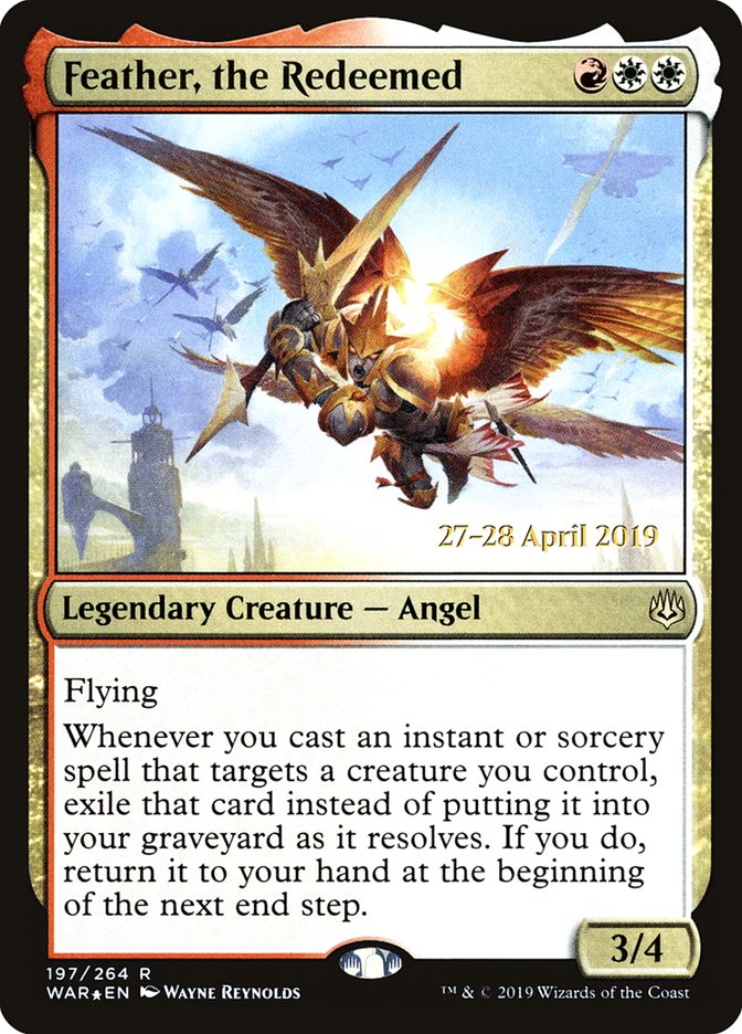 Feather, the Redeemed [War of the Spark Prerelease Promos] | Shuffle n Cut Hobbies & Games