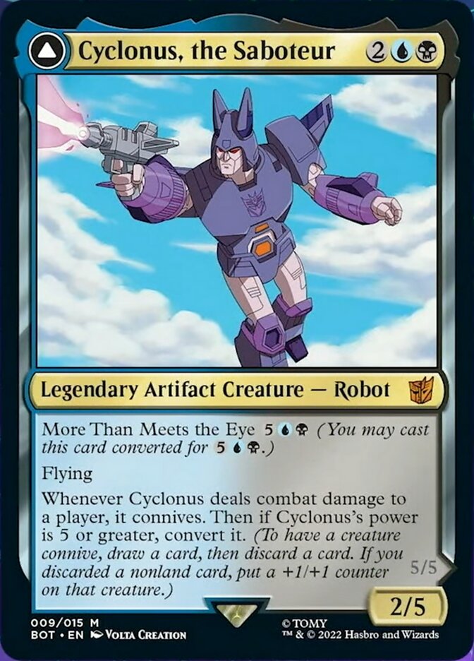 Cyclonus, the Saboteur // Cyclonus, Cybertronian Fighter [Transformers] | Shuffle n Cut Hobbies & Games