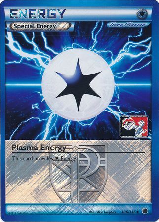 Plasma Energy (106/116) (Play Pokemon Promo) [Black & White: Plasma Freeze] | Shuffle n Cut Hobbies & Games