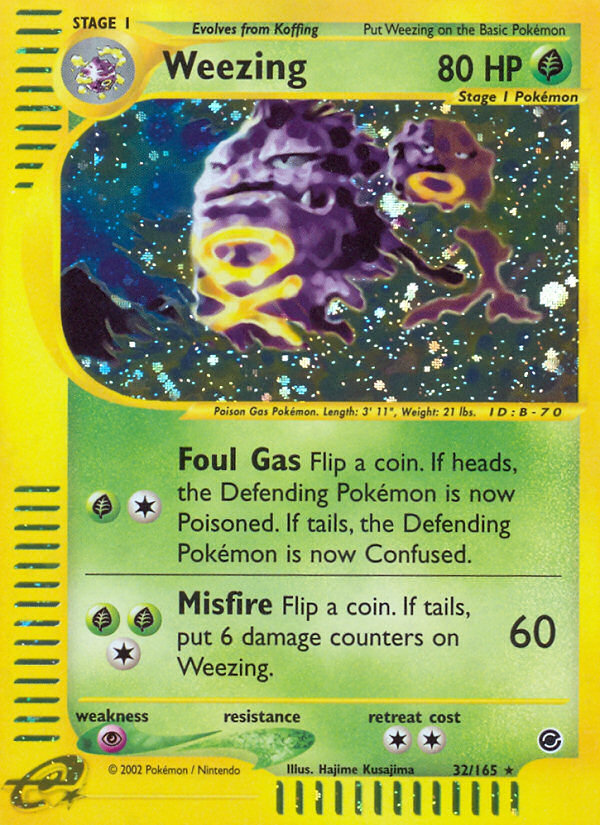 Weezing (32/165) [Expedition: Base Set] | Shuffle n Cut Hobbies & Games