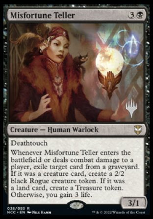Misfortune Teller (Promo Pack) [Streets of New Capenna Commander Promos] | Shuffle n Cut Hobbies & Games