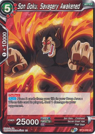 Son Goku, Savagery Awakened (BT10-006) [Rise of the Unison Warrior 2nd Edition] | Shuffle n Cut Hobbies & Games
