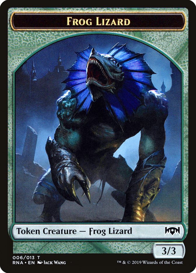 Frog Lizard Token [Ravnica Allegiance Tokens] | Shuffle n Cut Hobbies & Games