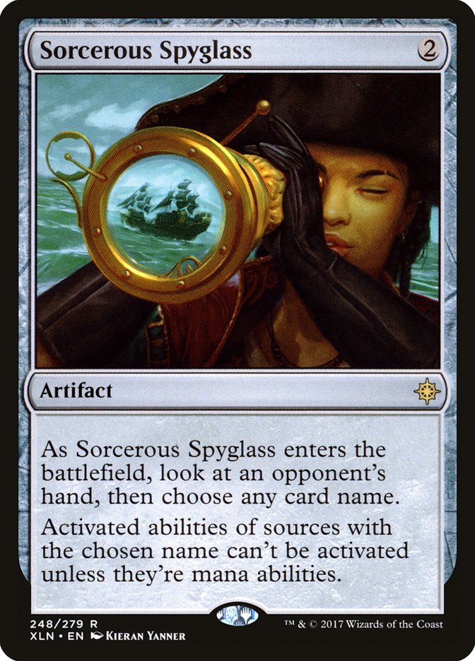 Sorcerous Spyglass [Ixalan] | Shuffle n Cut Hobbies & Games