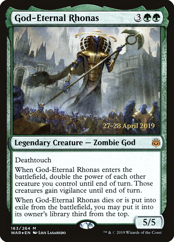 God-Eternal Rhonas [War of the Spark Prerelease Promos] | Shuffle n Cut Hobbies & Games