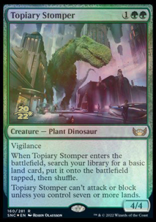 Topiary Stomper [Streets of New Capenna Prerelease Promos] | Shuffle n Cut Hobbies & Games