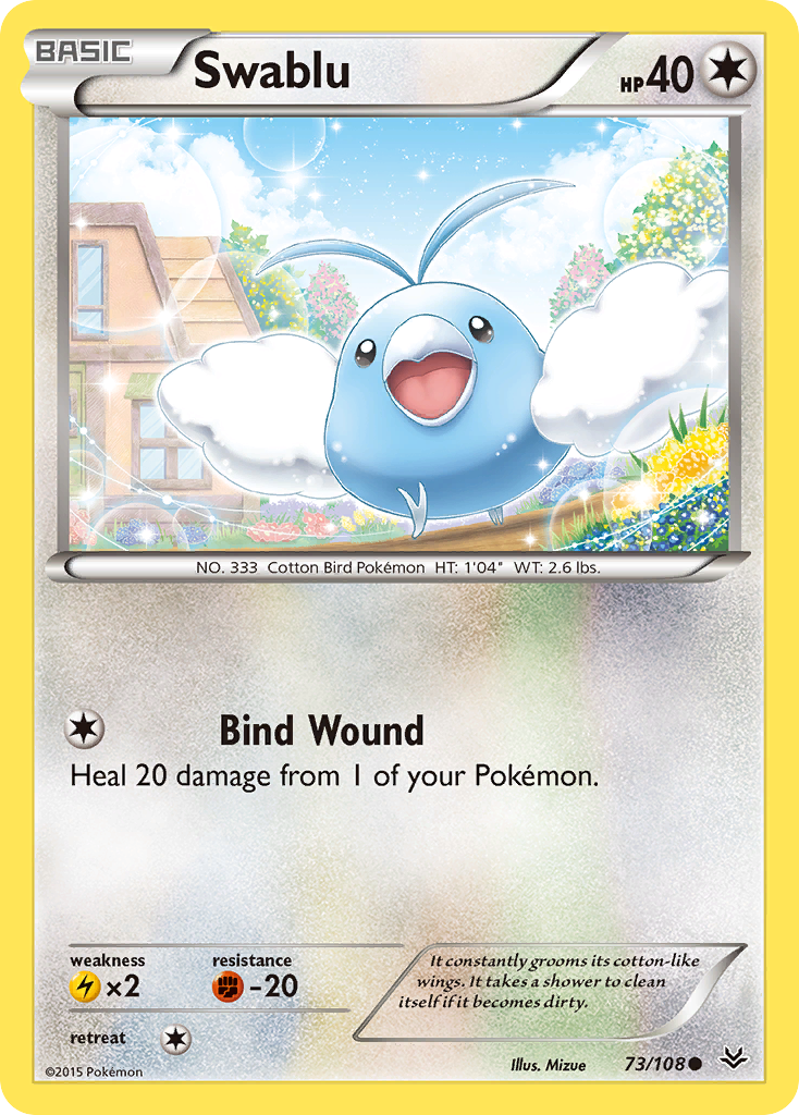 Swablu (73/108) [XY: Roaring Skies] | Shuffle n Cut Hobbies & Games