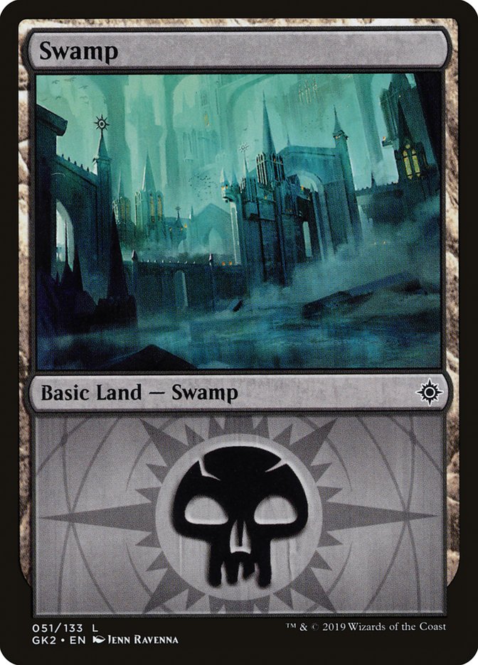 Swamp (51) [Ravnica Allegiance Guild Kit] | Shuffle n Cut Hobbies & Games