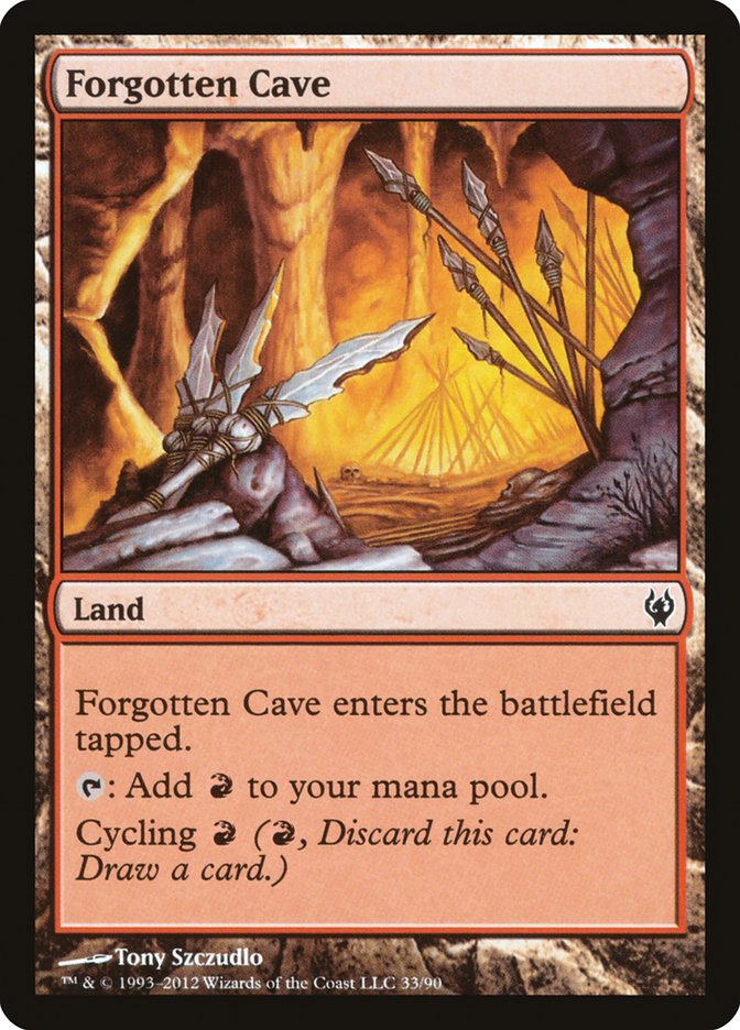 Forgotten Cave [Duel Decks: Izzet vs. Golgari] | Shuffle n Cut Hobbies & Games