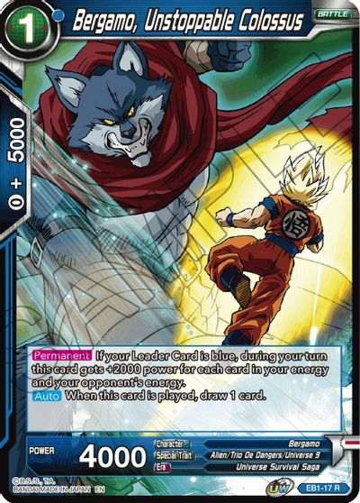 Bergamo, Unstoppable Colossus (EB1-17) [Battle Evolution Booster] | Shuffle n Cut Hobbies & Games