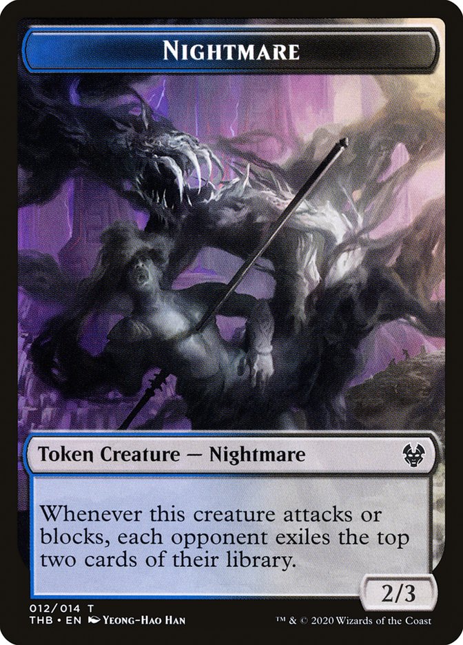 Nightmare Token [Theros Beyond Death Tokens] | Shuffle n Cut Hobbies & Games